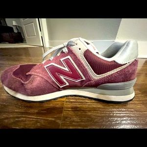 Women’s Maroon New Balance shoes
